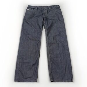 Diesel Industry Larkee Jeans Mens W36 L30 Blue Regular Straight Wash 0088Z